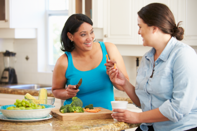 Women Preparing Vegetables