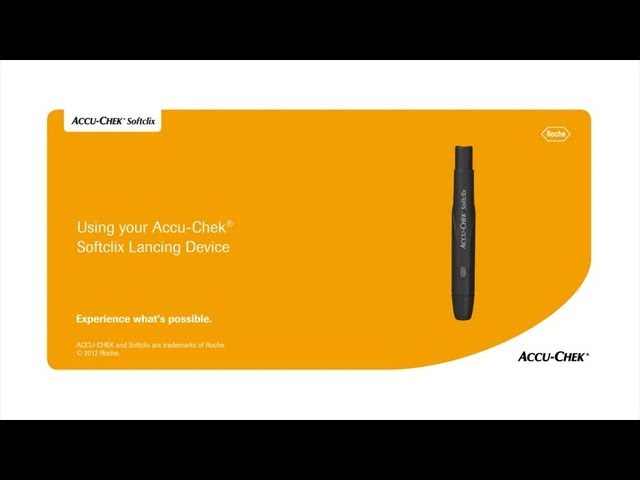 How To Use Your Accu-Chek® Softclix Lancing Device